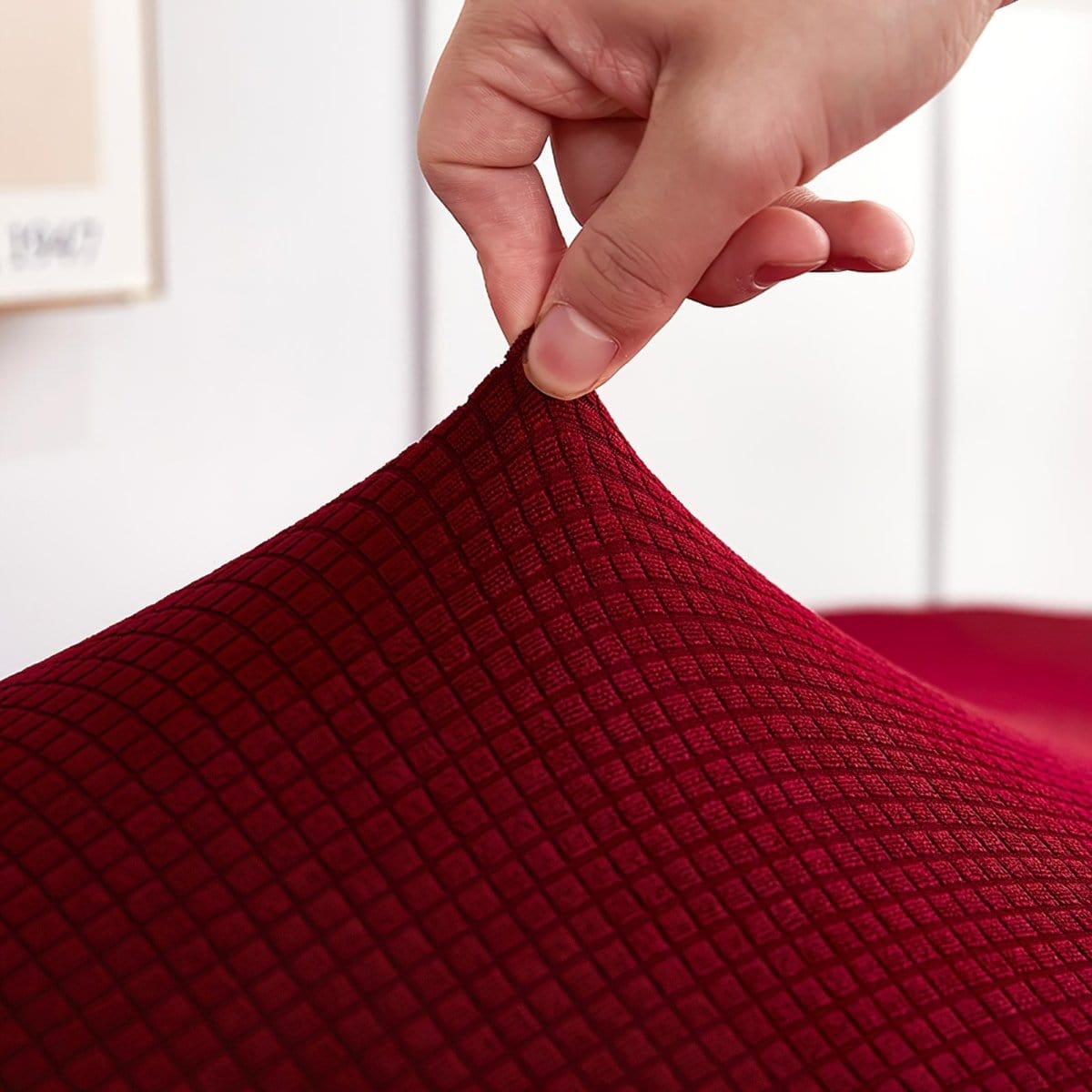 Housse de fauteuil déperlante Bordeaux foncé — vue 4