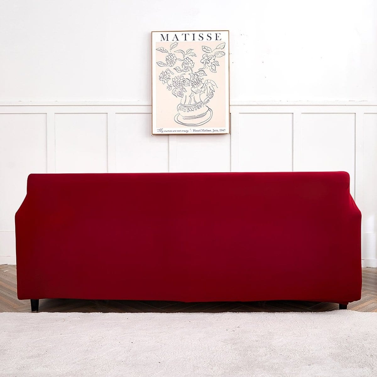 Housse de canapé extensible Bordeaux — vue 6