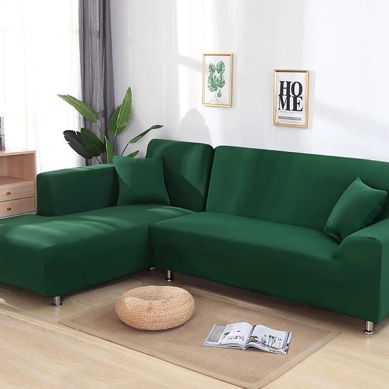 Housse de canapé extensible Vert — vue 2