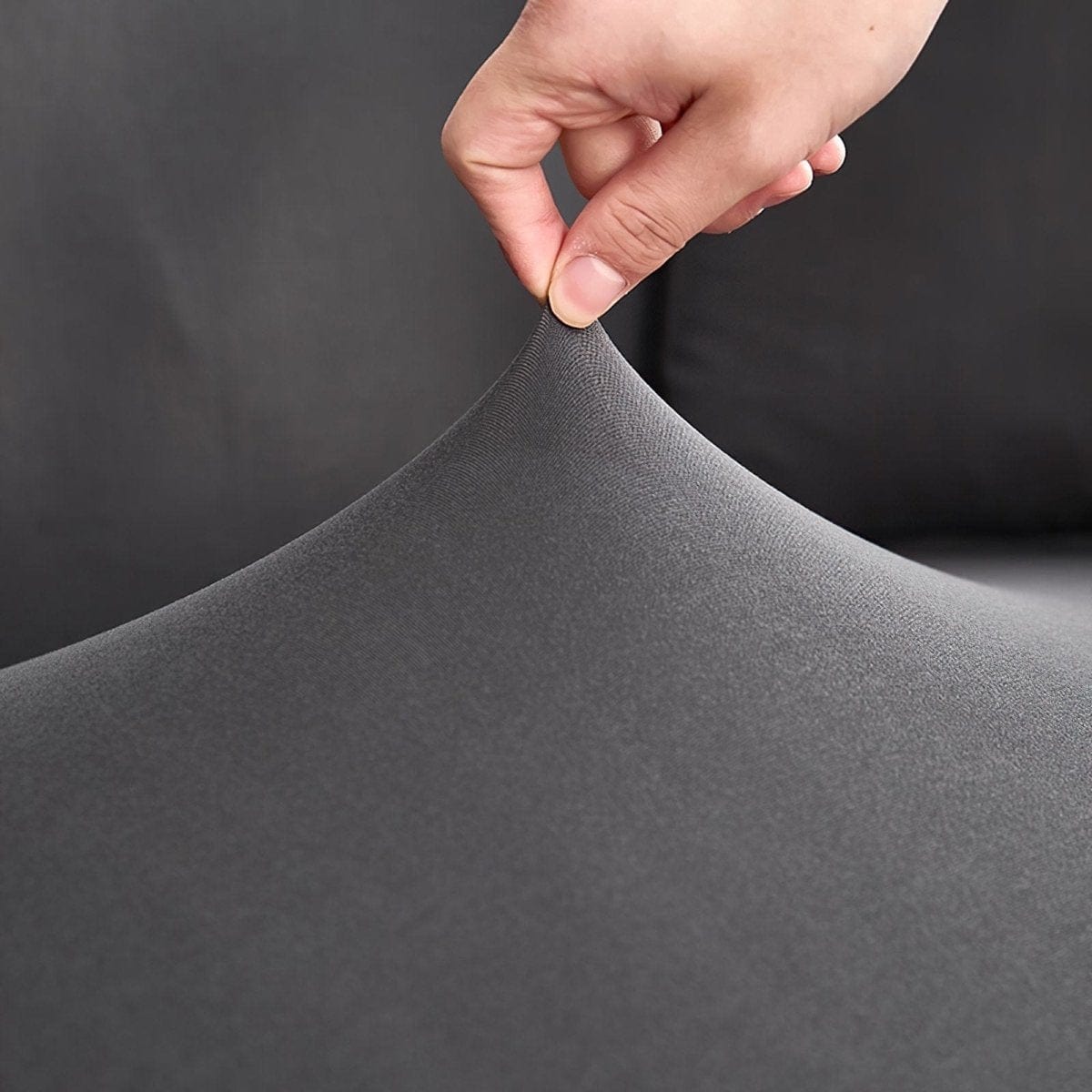 Housse de canapé extensible Gris anthracite — vue 3