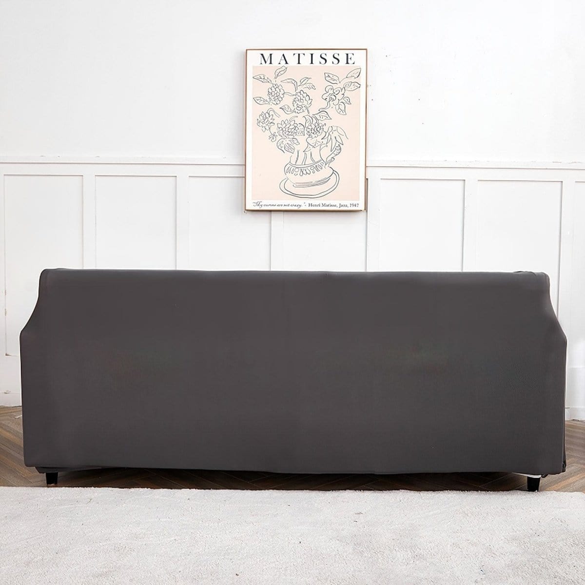 Housse de canapé extensible Gris anthracite — vue 7