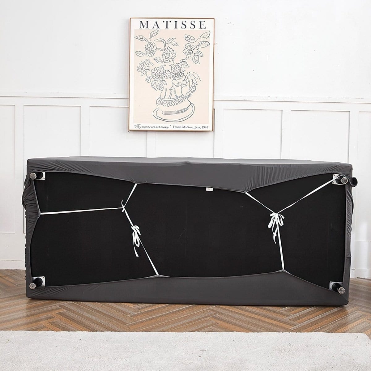 Housse de canapé extensible Gris anthracite — vue 8