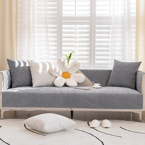 EasyCover™ Gris - Housse Canapé ImperFlex™ Imperméable & Antidérapante