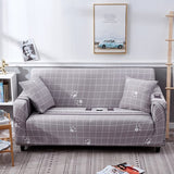 Housse de canapé extensible Gris pattes