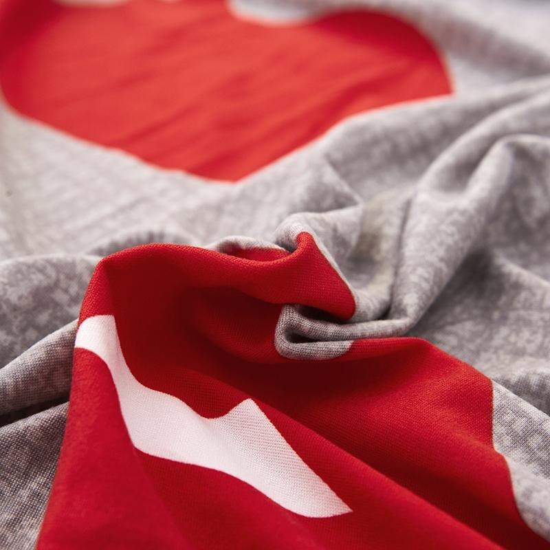 Housse de canapé extensible Gris bouches rouges — vue 3