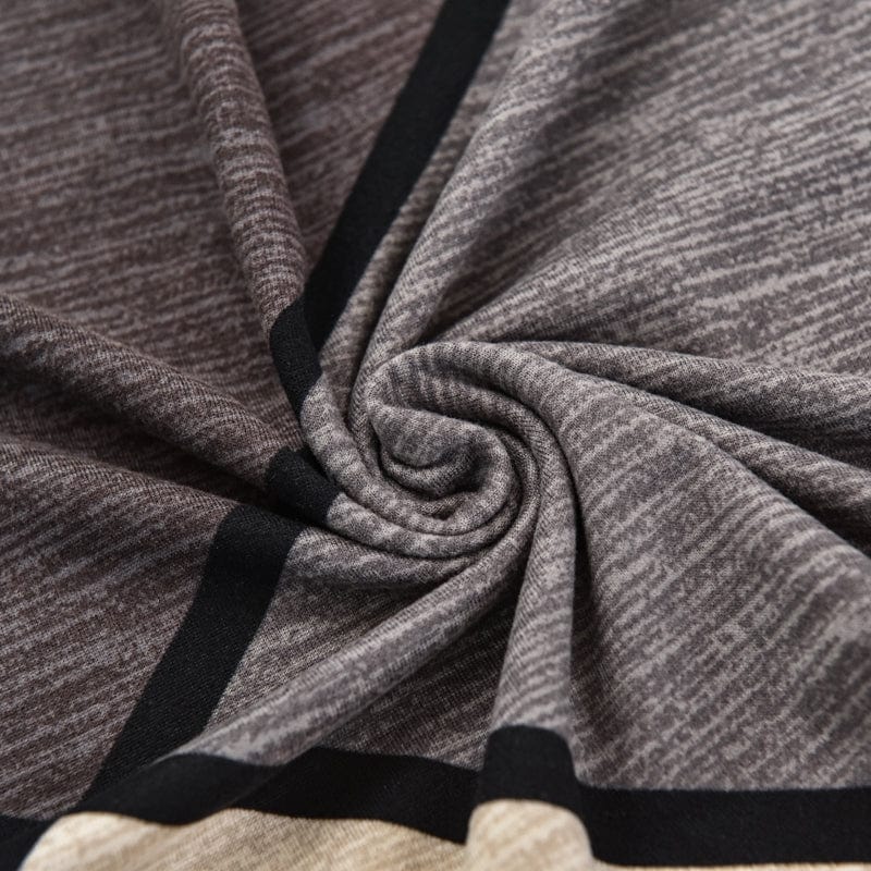 Housse de canapé extensible Brun losanges — vue 2