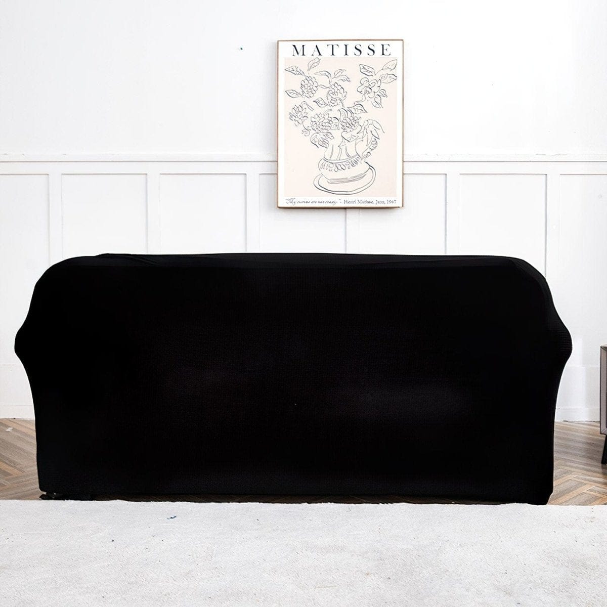 Housse de canapé déperlante Noir — vue 7
