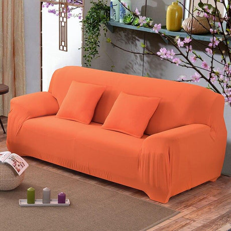 Housse de canapé extensible Orange