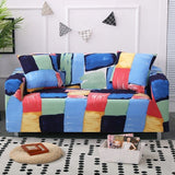 Housse de canapé extensible Patchwork multicolore