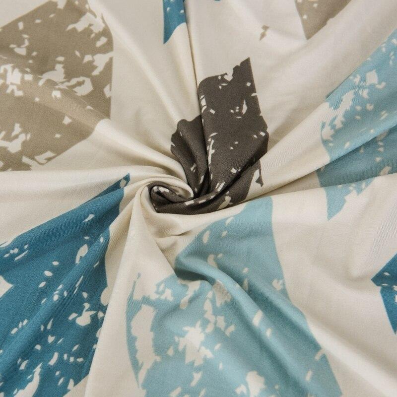 Housse de canapé extensible Écru losanges bleus — vue 2