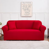 Housse de canapé extensible Rouge