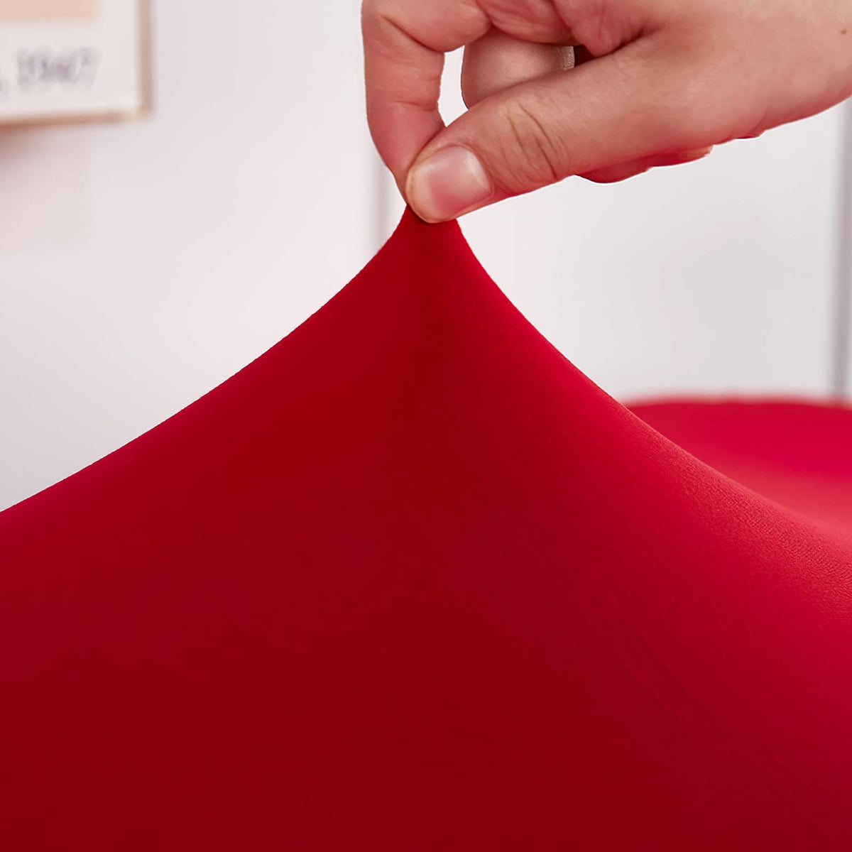 Housse de canapé extensible Rouge — vue 3