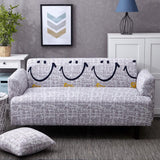 Housse de canapé extensible Gris sourires