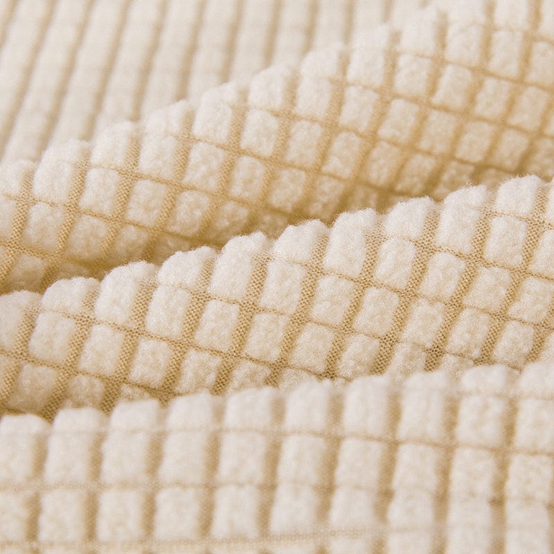 Housse de clic-clac déperlante, Beige, posée sur un clic-clac — vue 3