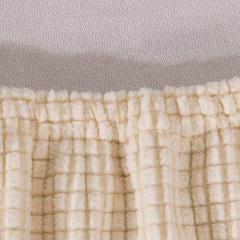 Housse de clic-clac déperlante, Beige, posée sur un clic-clac — vue 4