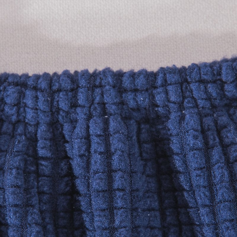 Housse de clic-clac déperlante, Bleu marine, posée sur un clic-clac — vue 4
