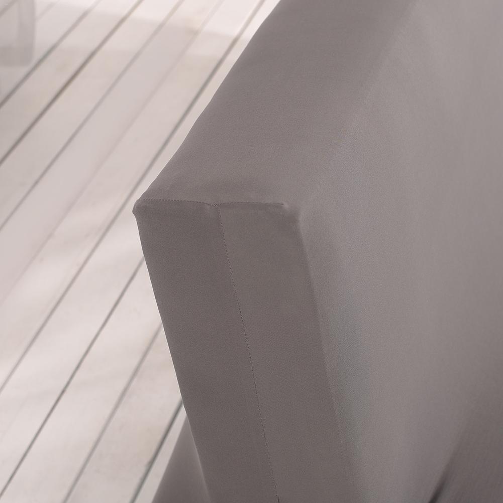 Housse de clic-clac extensible, Gris, posée sur un clic-clac — vue 4