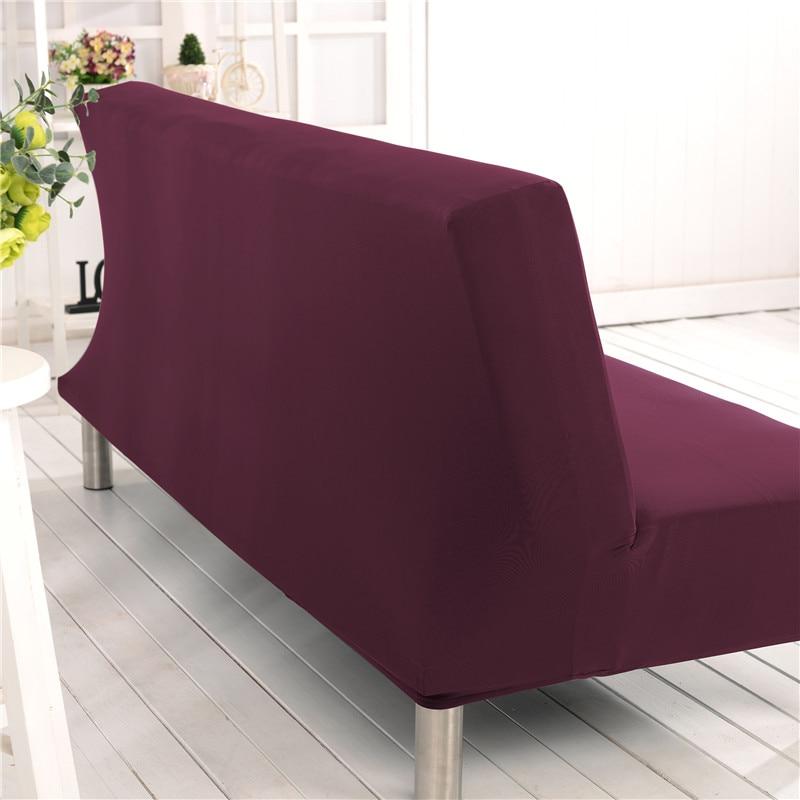 Housse de clic-clac extensible, Aubergine, posée sur un clic-clac — vue 3