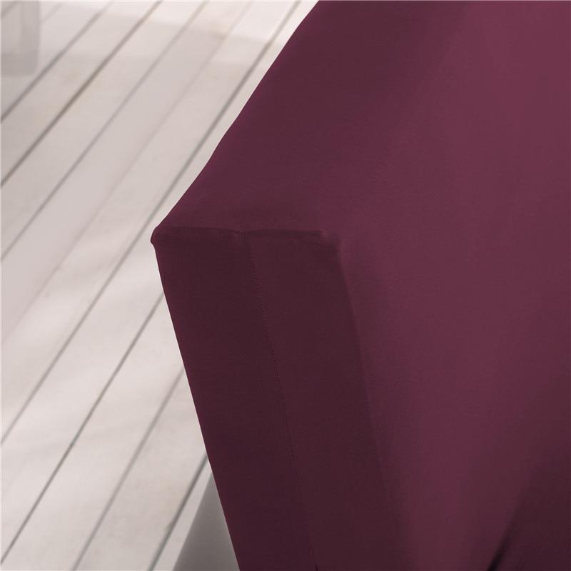 Housse de clic-clac extensible, Aubergine, posée sur un clic-clac — vue 4