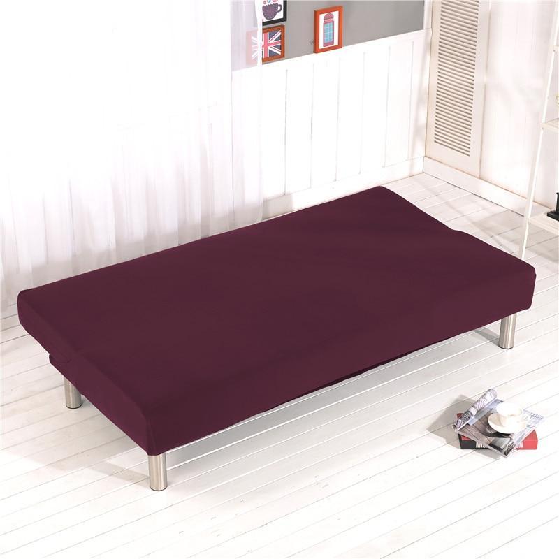 Housse de clic-clac extensible, Aubergine, posée sur un clic-clac — vue 5