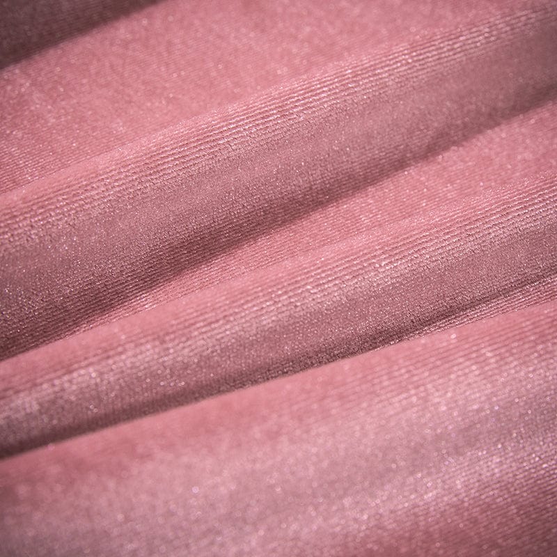 Housse de clic-clac en velours, Rose, posée sur un clic-clac — vue 4