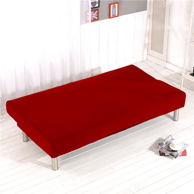 Housse de clic-clac extensible, Rouge, posée sur un clic-clac — vue 5