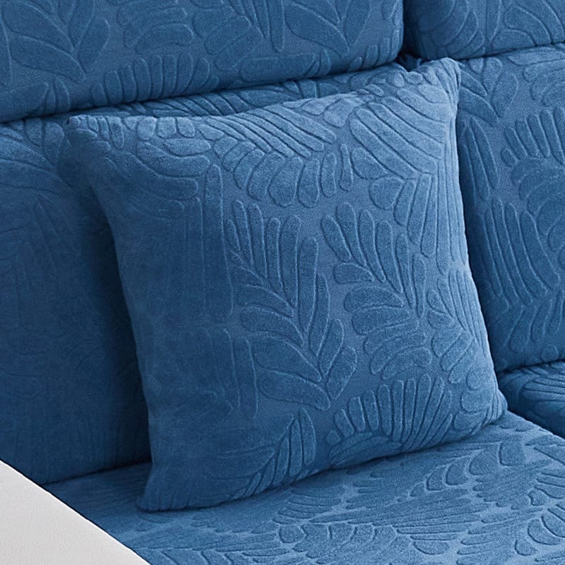 Housse coussin Bleu ciel Motif Palmier - 1 pièce - Housses de Coussin 45x45cm La Maison des Housses