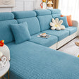 Housse coussin Bleu ciel Motif Wool - 1 pièce - Housses de Coussin 45x45cm La Maison des Housses