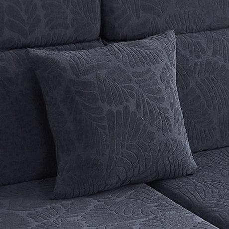 Housse coussin Bleu marine Motif Palmier - 1 pièce - Housses de Coussin 45x45cm La Maison des Housses