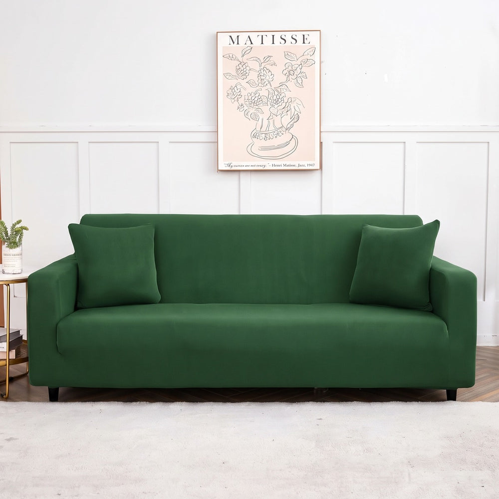 Housse de canapé extensible Vert