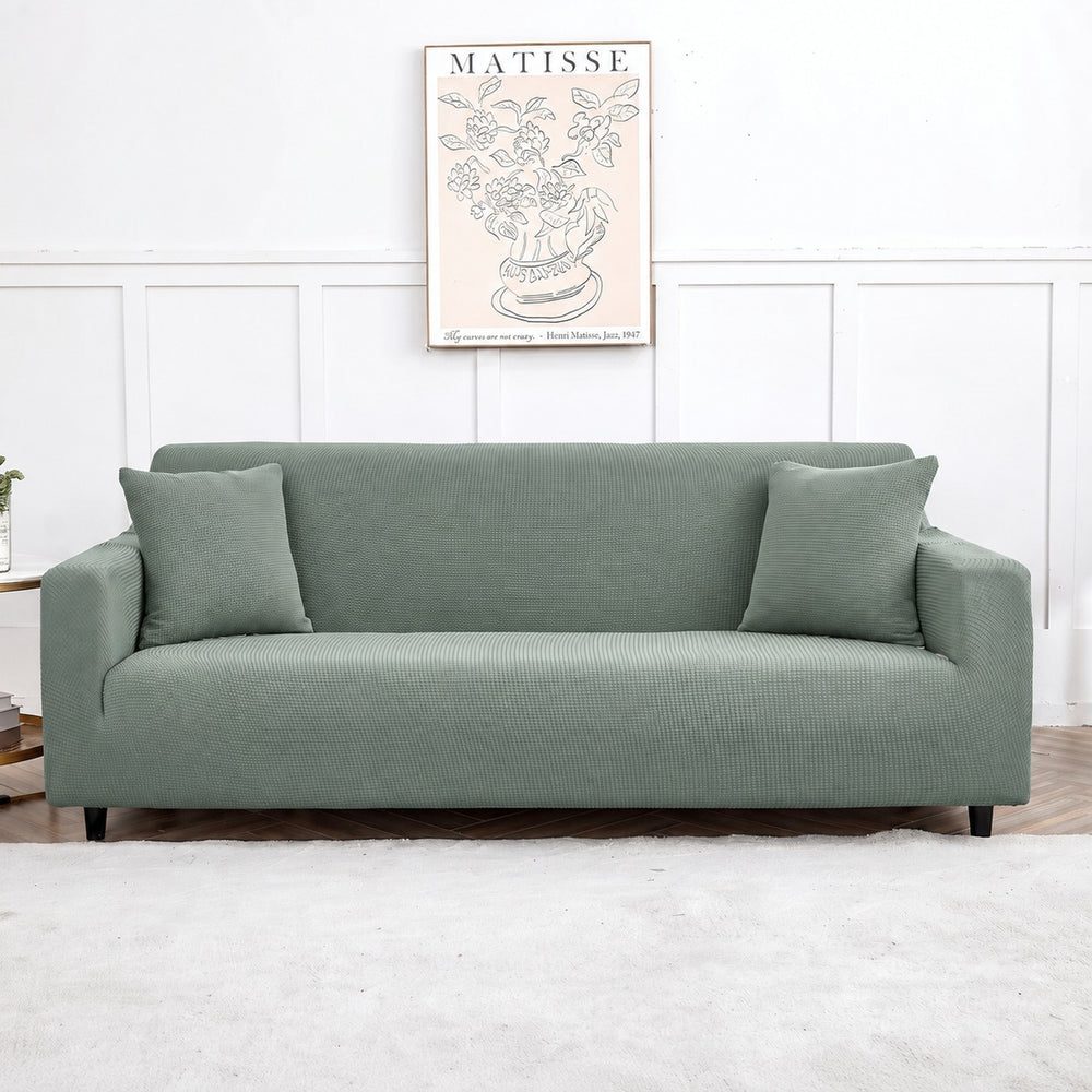 Housse de canapé déperlante Vert sauge