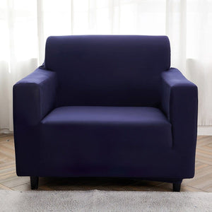 Bleu marine - Housse de Fauteuil Extensible