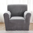Housse fauteuil Gris Clair - Housse Fauteuil Velours La Maison des Housses