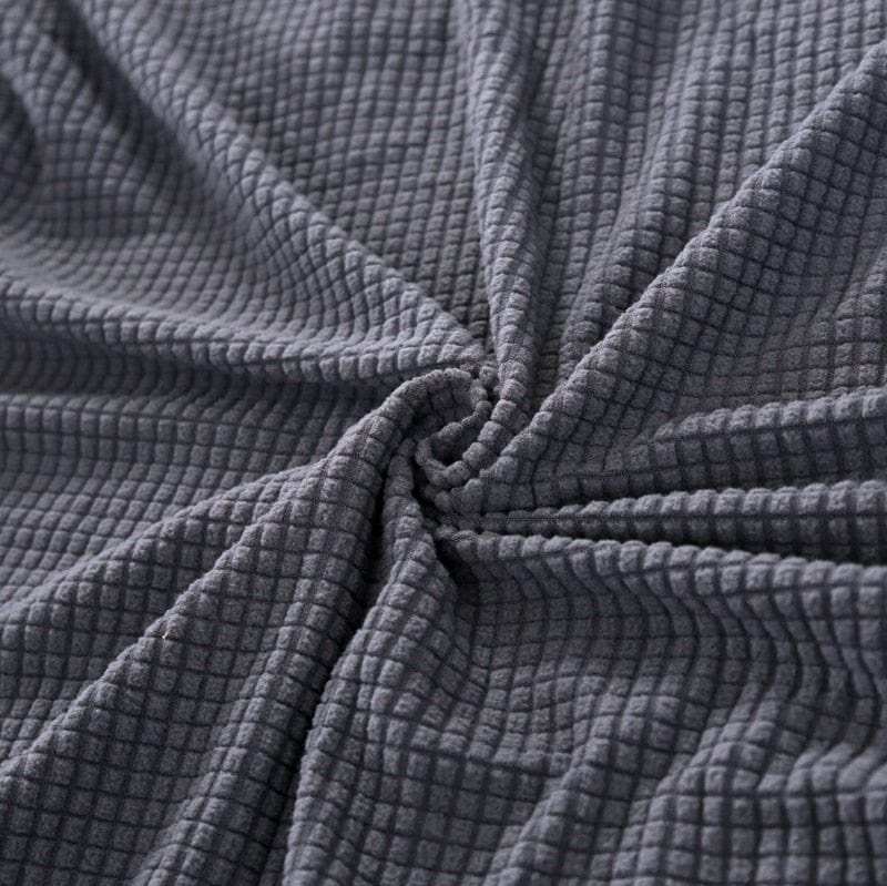 Housse de fauteuil cabriolet déperlante, Gris, posée sur un fauteuil cabriolet — vue 2