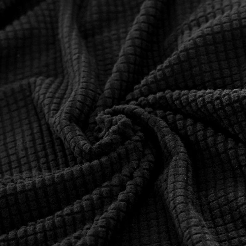 Housse de fauteuil cabriolet déperlante, Noir, posée sur un fauteuil cabriolet — vue 2