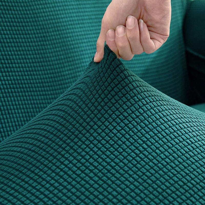 Housse de fauteuil cabriolet déperlante, Turquoise, posée sur un fauteuil cabriolet — vue 2