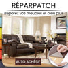 Patch Réparation Cuir Multi-Usage – Réparpatch | Solution Auto-Adhésive pour Tout Type de Cuir (50x138cm) La Maison des Housses