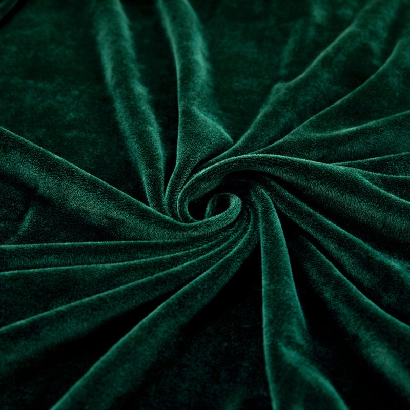 Housse de coussin de canapé en velours, Vert bouteille, posée sur les coussins d'assise et de dossier d'un canapé — vue 7