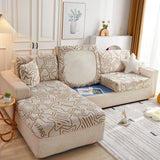 Beige - Housse polaire pour Coussin d'assise et dossier de Canapé - Motif Star La Maison des Housses