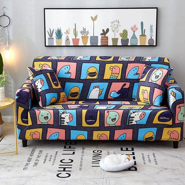 Housse canapé Kido - Housses Extensibles de Fauteuil et Canapé La Maison des Housses