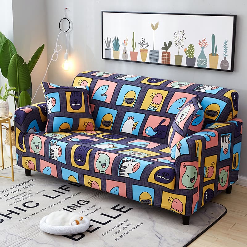 Housse canapé Kido - Housses Extensibles de Fauteuil et Canapé La Maison des Housses