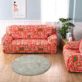 Housse canapé Merry Christmas - Housses Extensibles de Fauteuil et Canapé La Maison des Housses
