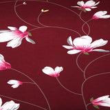 Housse canapé Red wine flower - Housses Extensibles de Fauteuil et Canapé La Maison des Housses