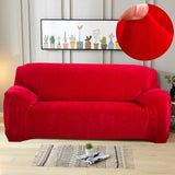 Housse canapé Rouge - Housses en velours Extensibles de Fauteuil et Canapé La Maison des Housses