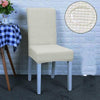 Housse chaise Blanc Cassé - Housses de chaises - 100% Waterproof et Ultra résistantes La Maison des Housses