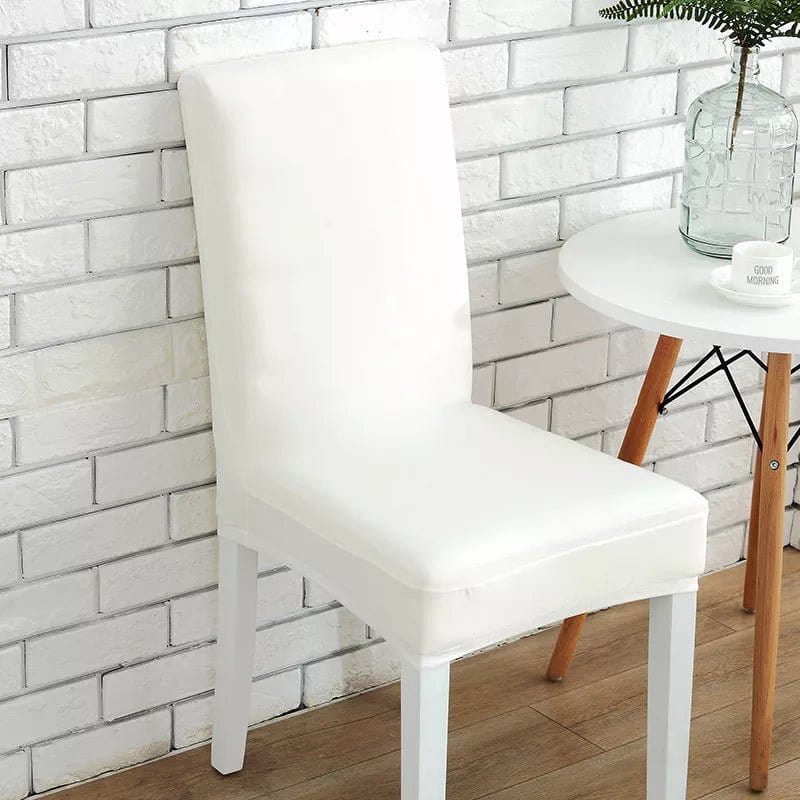 Housse chaise Blanc - Housses Extensibles de chaise La Maison des Housses