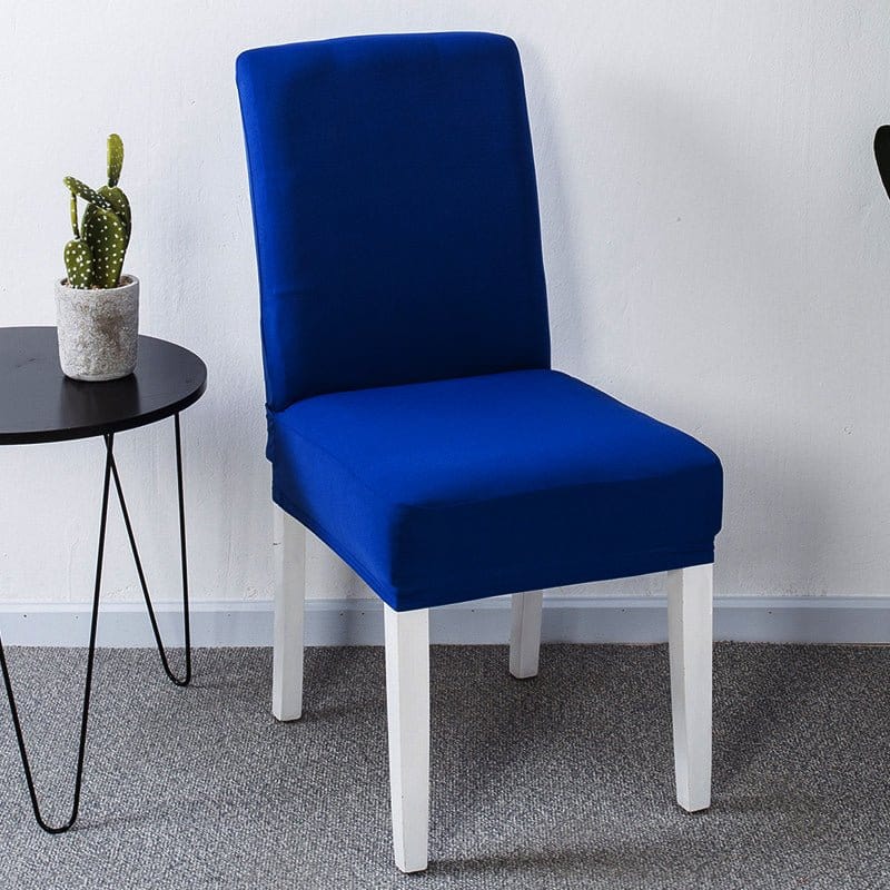Housse chaise Bleu - Housses Extensibles de chaise La Maison des Housses