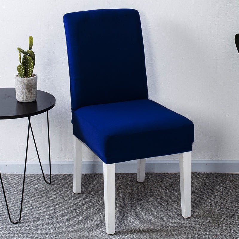 Housse chaise Bleu marine - Housses Extensibles de chaise La Maison des Housses