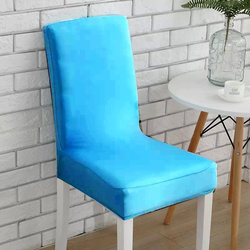 Housse chaise Bleu turquoise - Housses Extensibles de chaise La Maison des Housses