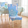 Housse chaise Flower Blue - Housses Extensibles de chaise La Maison des Housses
